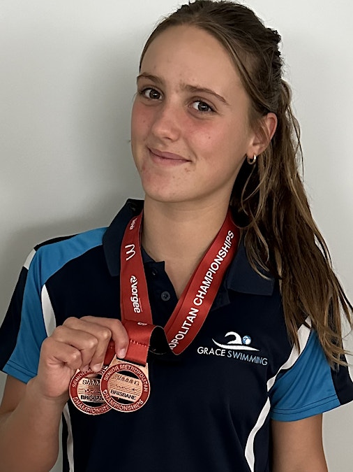 Grace medal haul at Senior Mets